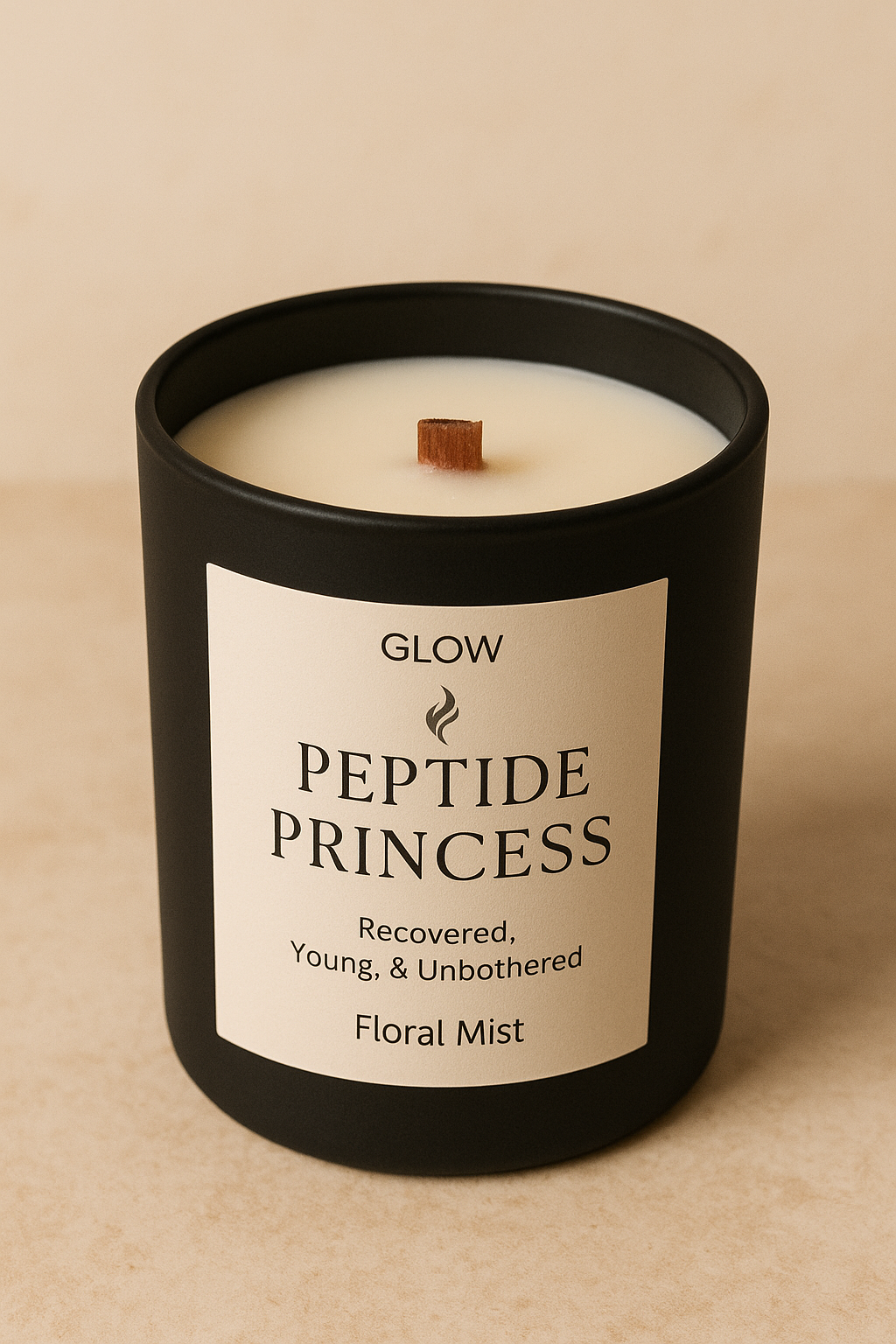 👑 Peptide Princess – Lemongrass Candle